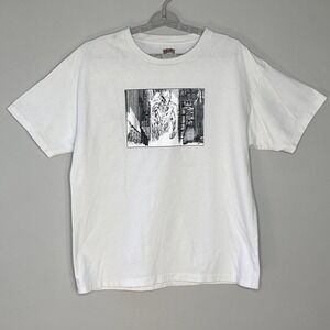 READYMADE AKIRA Art of Wall Graphic T Shirt Men's XL White Japan Kosuke Kawamura